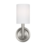 Egmont 12" Wall Sconce, Brushed Steel Finish - Bees Lighting