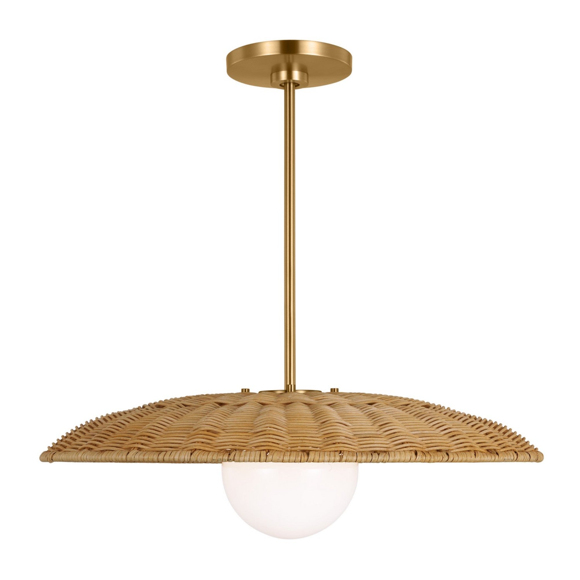 Mari 22" Large Pendant, Burnished Brass Finish - Bees Lighting