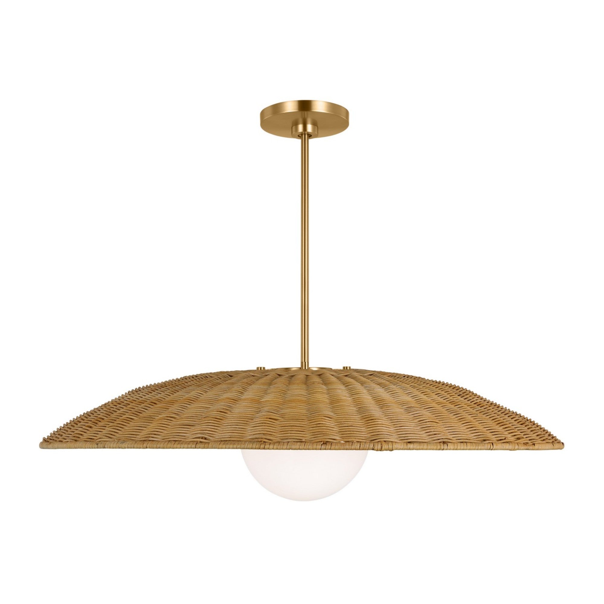 Mari 32" X-Large Pendant, Burnished Brass Finish - Bees Lighting