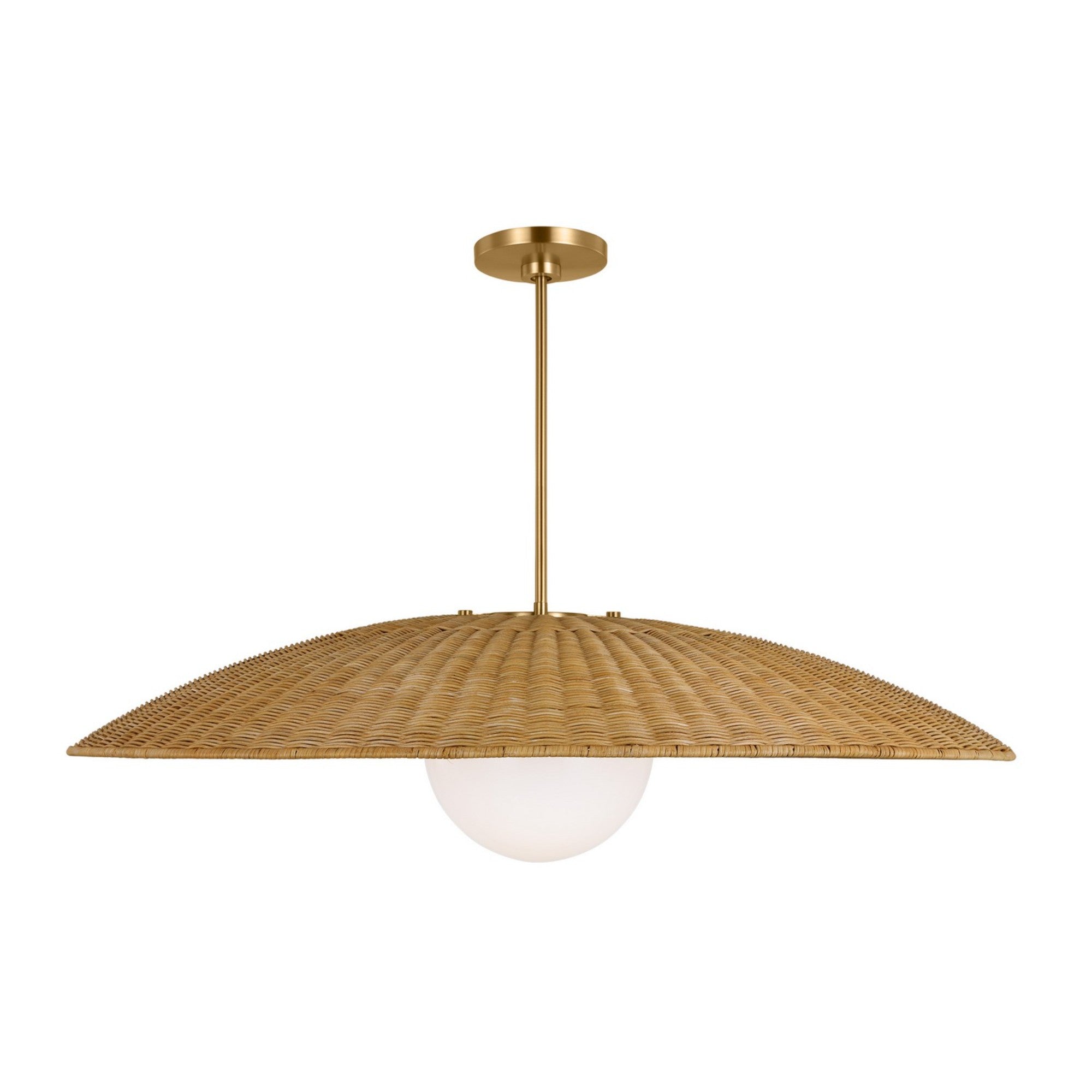 Mari 40" Grand Pendant, Burnished Brass Finish - Bees Lighting