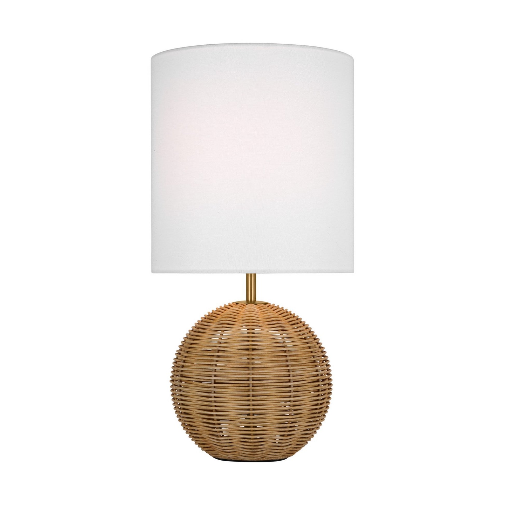 Mari 18" Small Table Lamp, Burnished Brass Finish - Bees Lighting