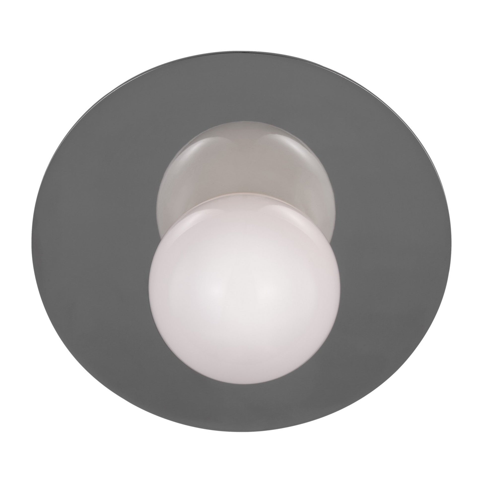Nodes 8" Angled Sconce, Polished Nickel Finish - Bees Lighting