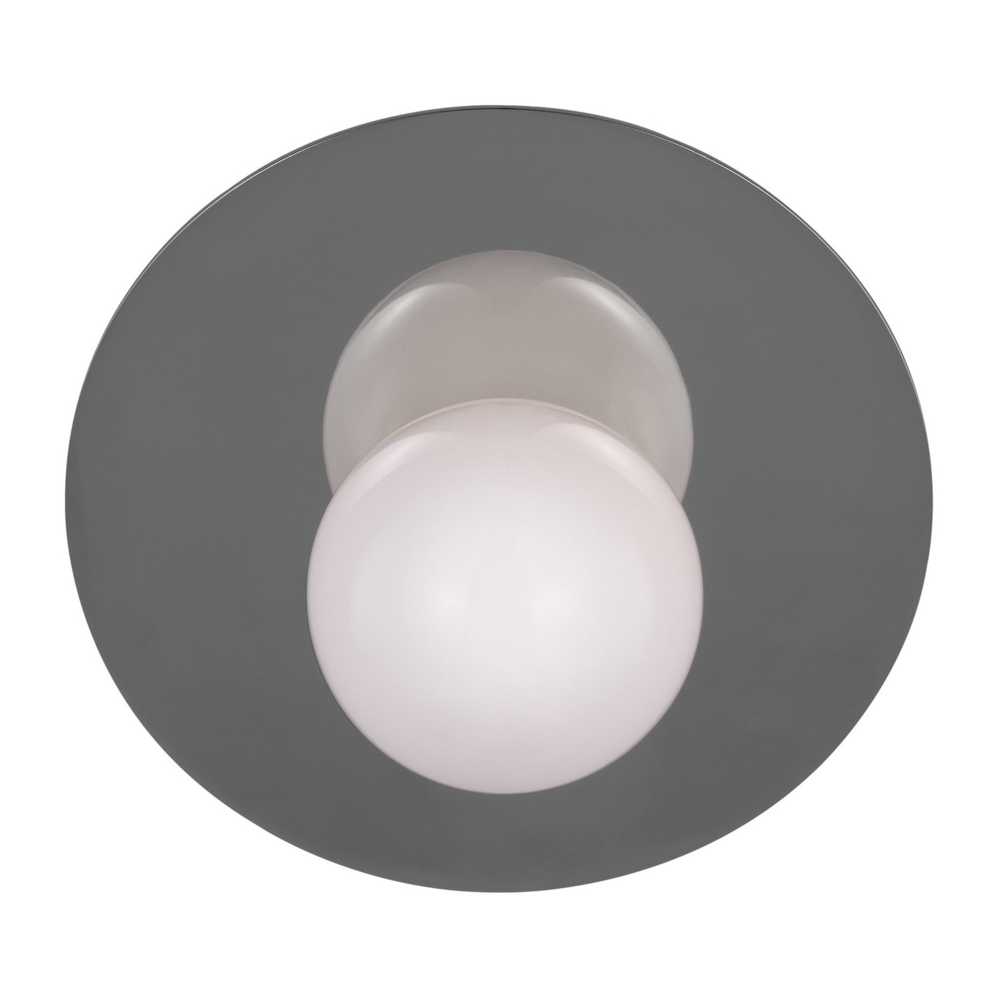 Nodes 8" Angled Sconce, Polished Nickel Finish - Bees Lighting