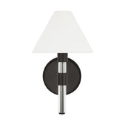 Robert 12" Wall Sconce, Aged Iron Finish - Bees Lighting