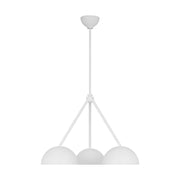 Beaunay 26" 3-Light Medium Chandelier, Cast Plaster Finish - Bees Lighting