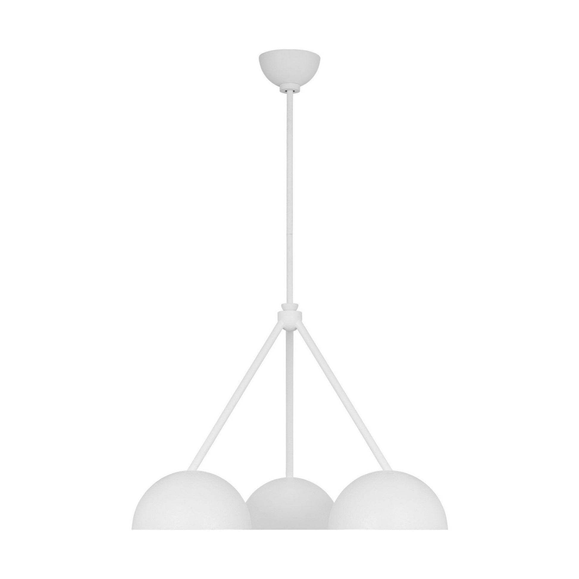 Beaunay 26" 3-Light Medium Chandelier, Cast Plaster Finish - Bees Lighting