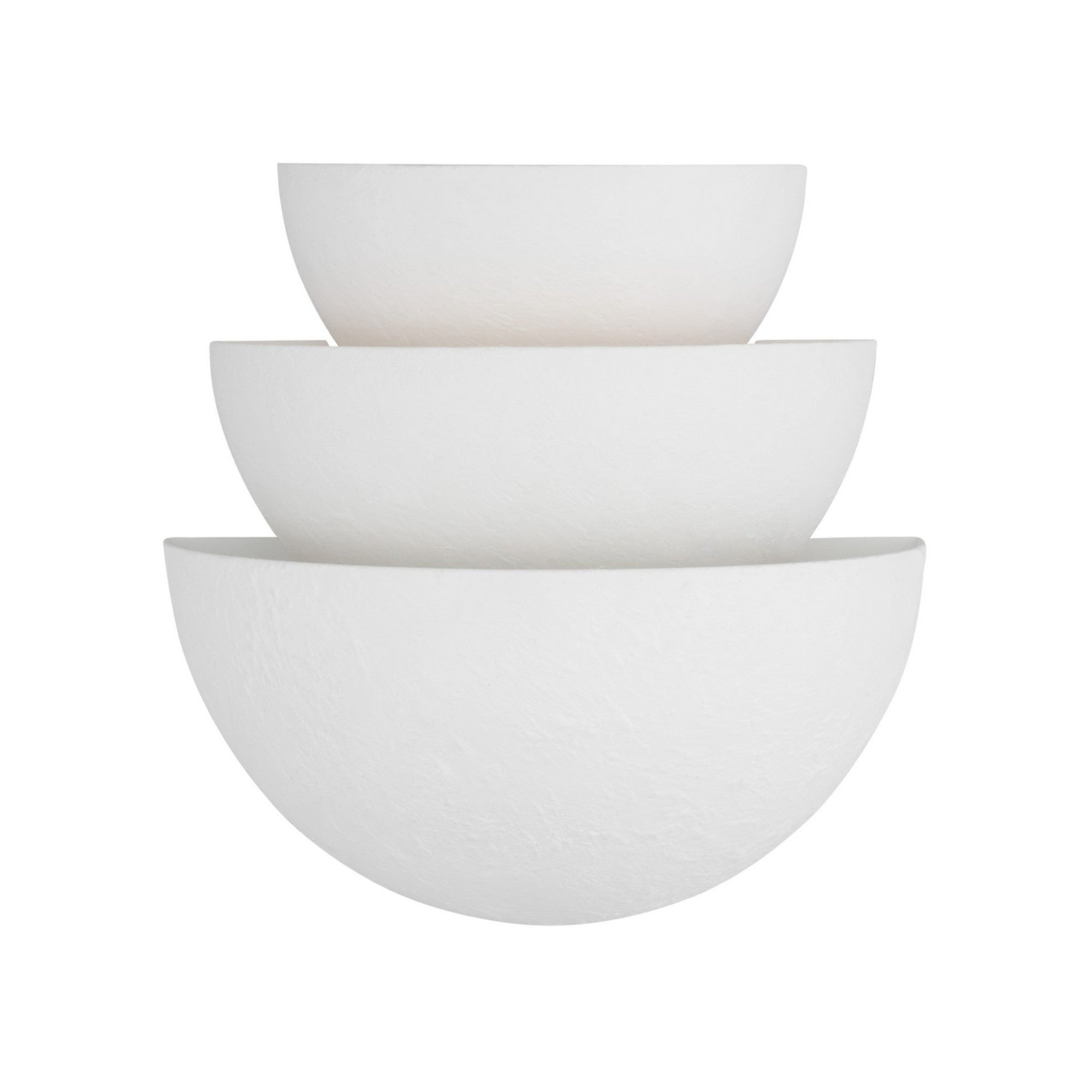 Beaunay 8" Tiered Wall Sconce, Cast Plaster Finish - Bees Lighting