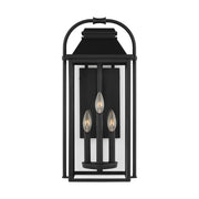 Wellsworth 23" 3-Light Medium Lantern, Textured Black Finish - Bees Lighting
