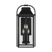 Wellsworth 27" 4-Light Large Lantern, Textured Black Finish - Bees Lighting