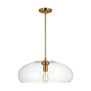 Largo 22" X-Large Pendant, Burnished Brass Finish - Bees Lighting