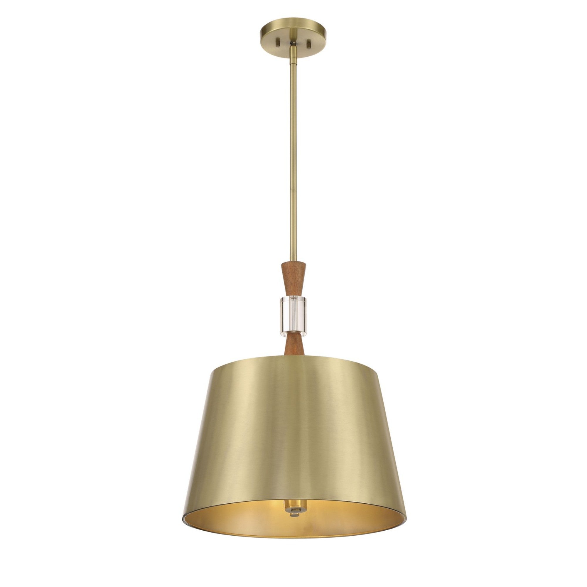 Baratti 18 in. 3 Lights Pendant Light Gold Finish