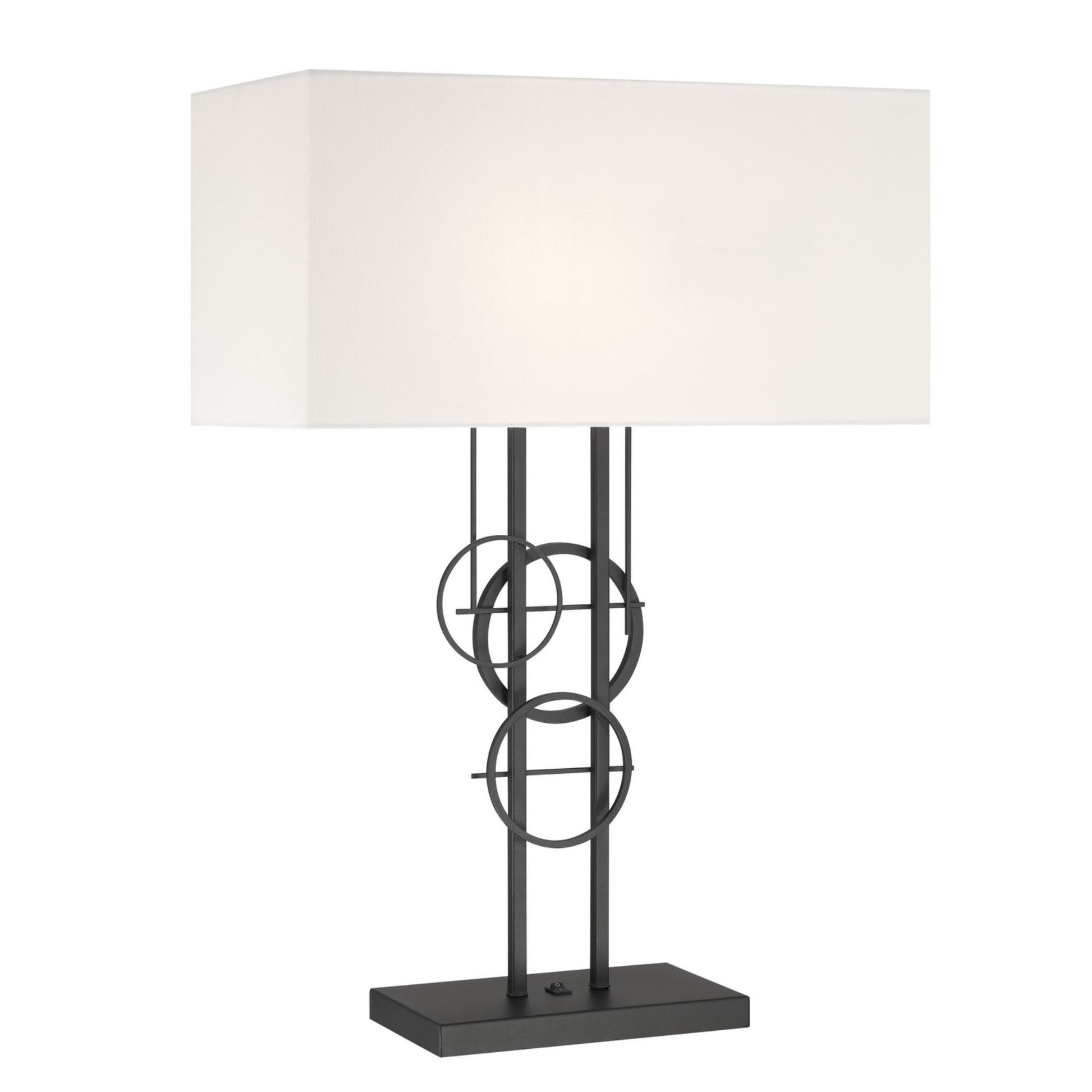 Tempo 28" Table Lamp, Coal Finish - Bees Lighting