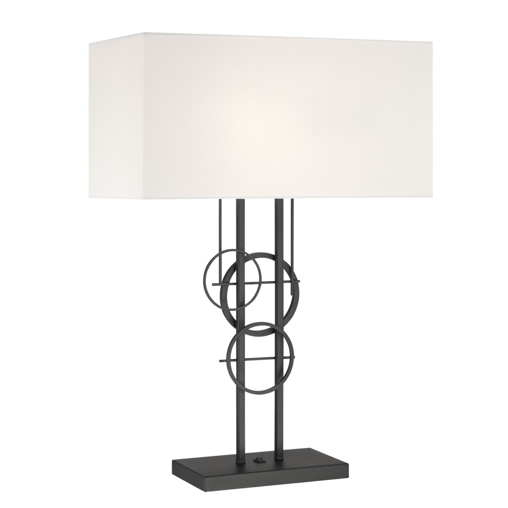 Tempo 28" Table Lamp, Coal Finish - Bees Lighting