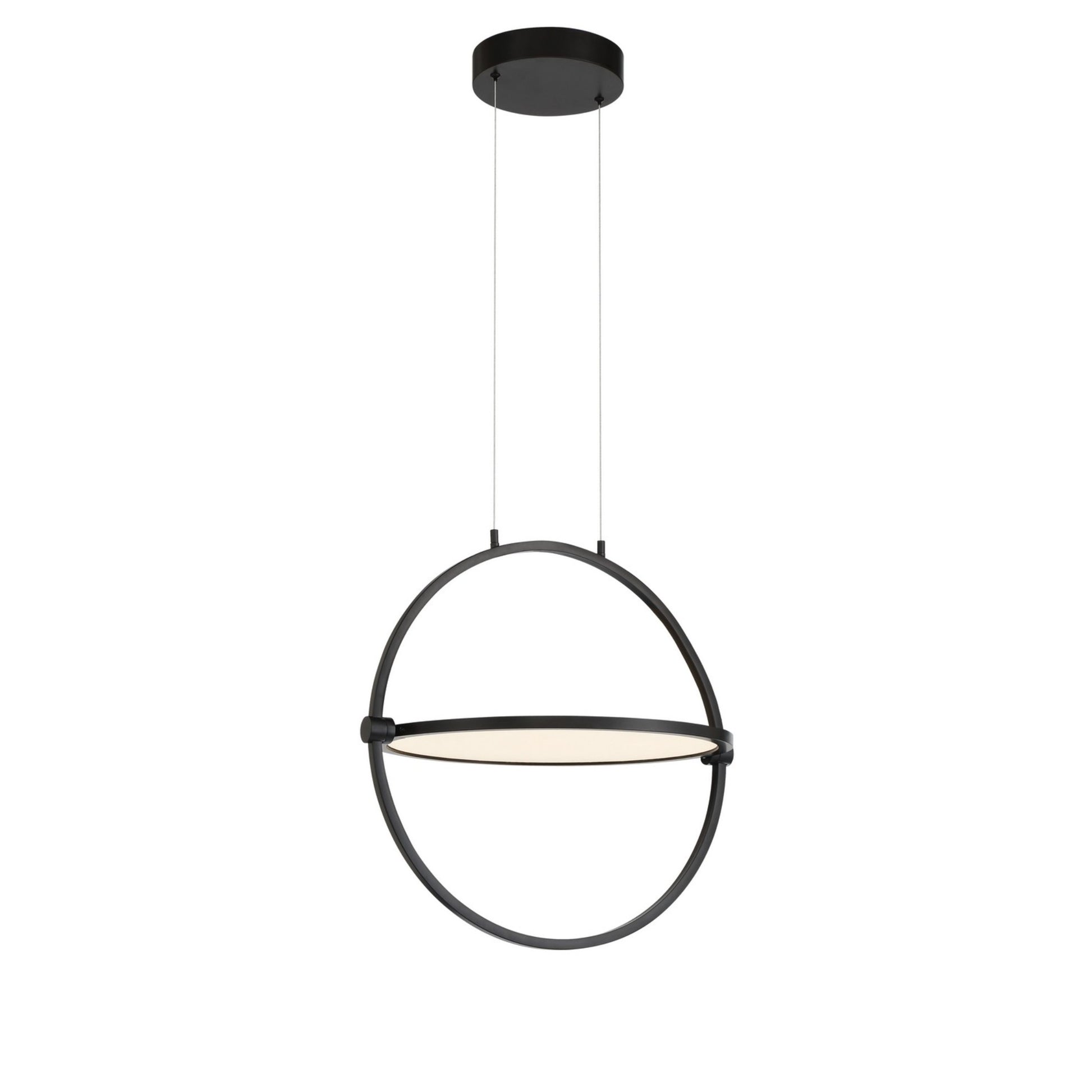 Studio 23 18" LED Pendant, Coal Finish - Bees Lighting