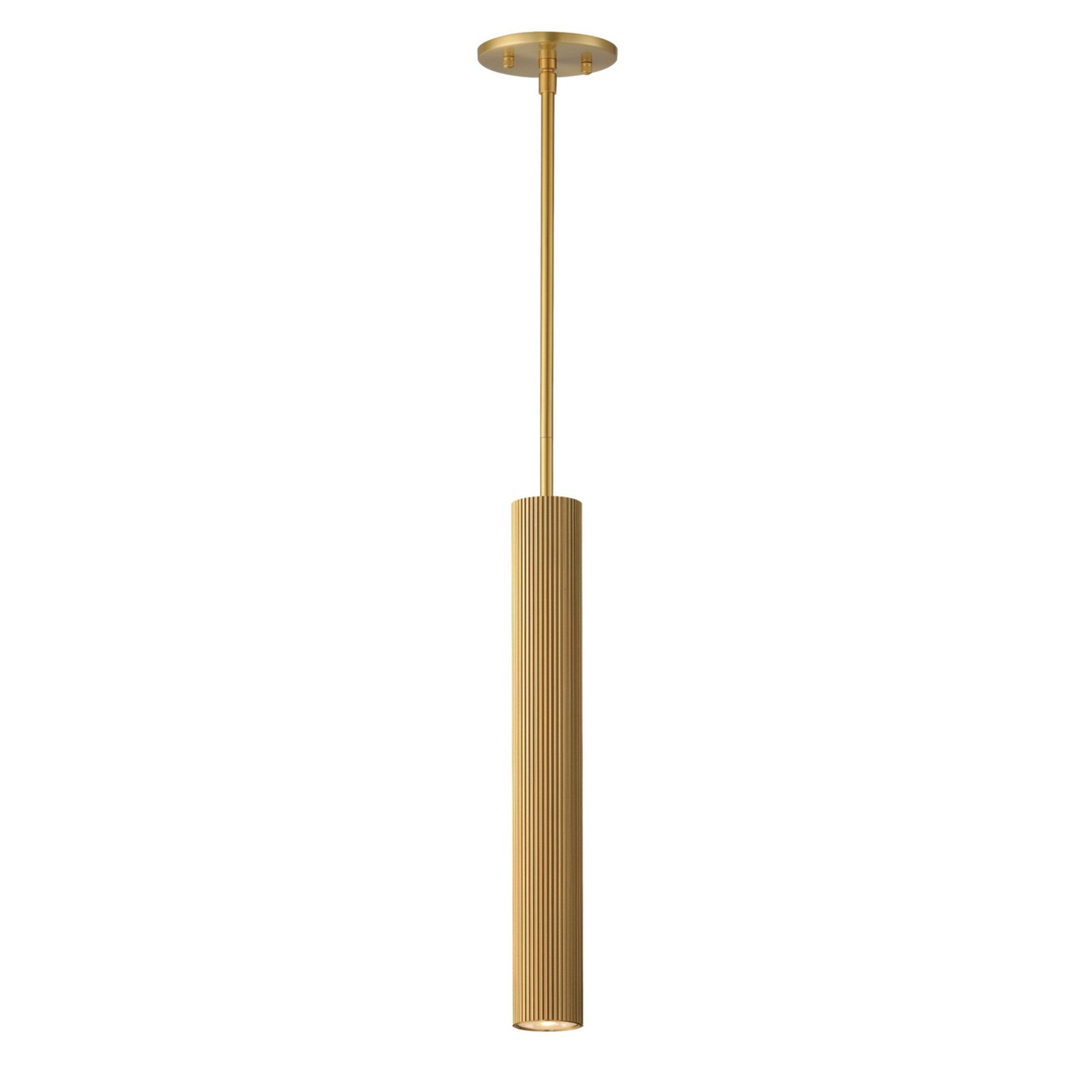 Reeds 1-Light LED Pendant - Stem Hung - Bees Lighting
