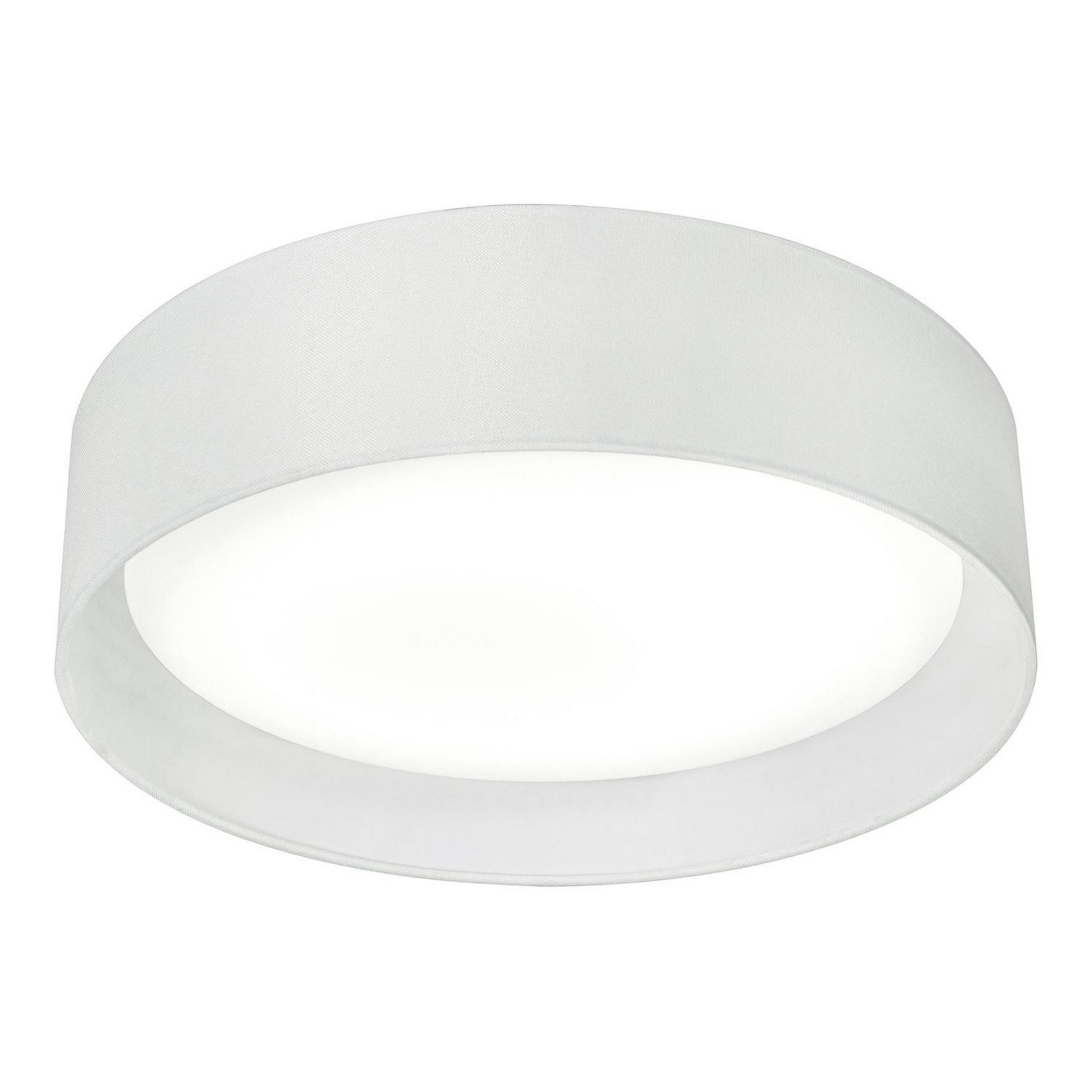 Ally 16" LED Flush Mount, White Finish - Bees Lighting