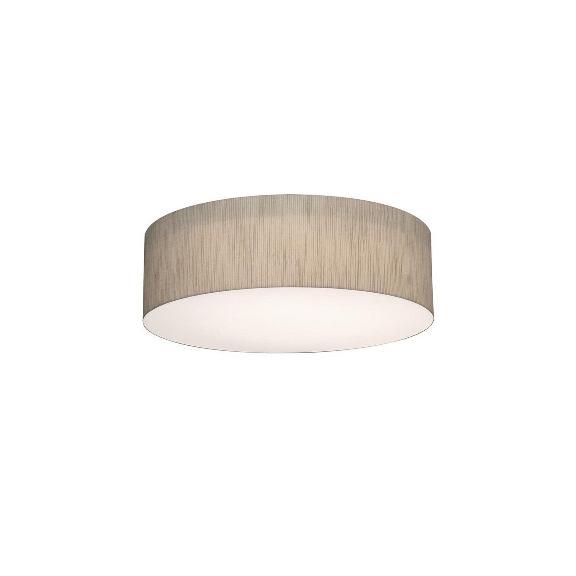 Anton 15" 3-Light Flush Mount, Jute Finish - Bees Lighting