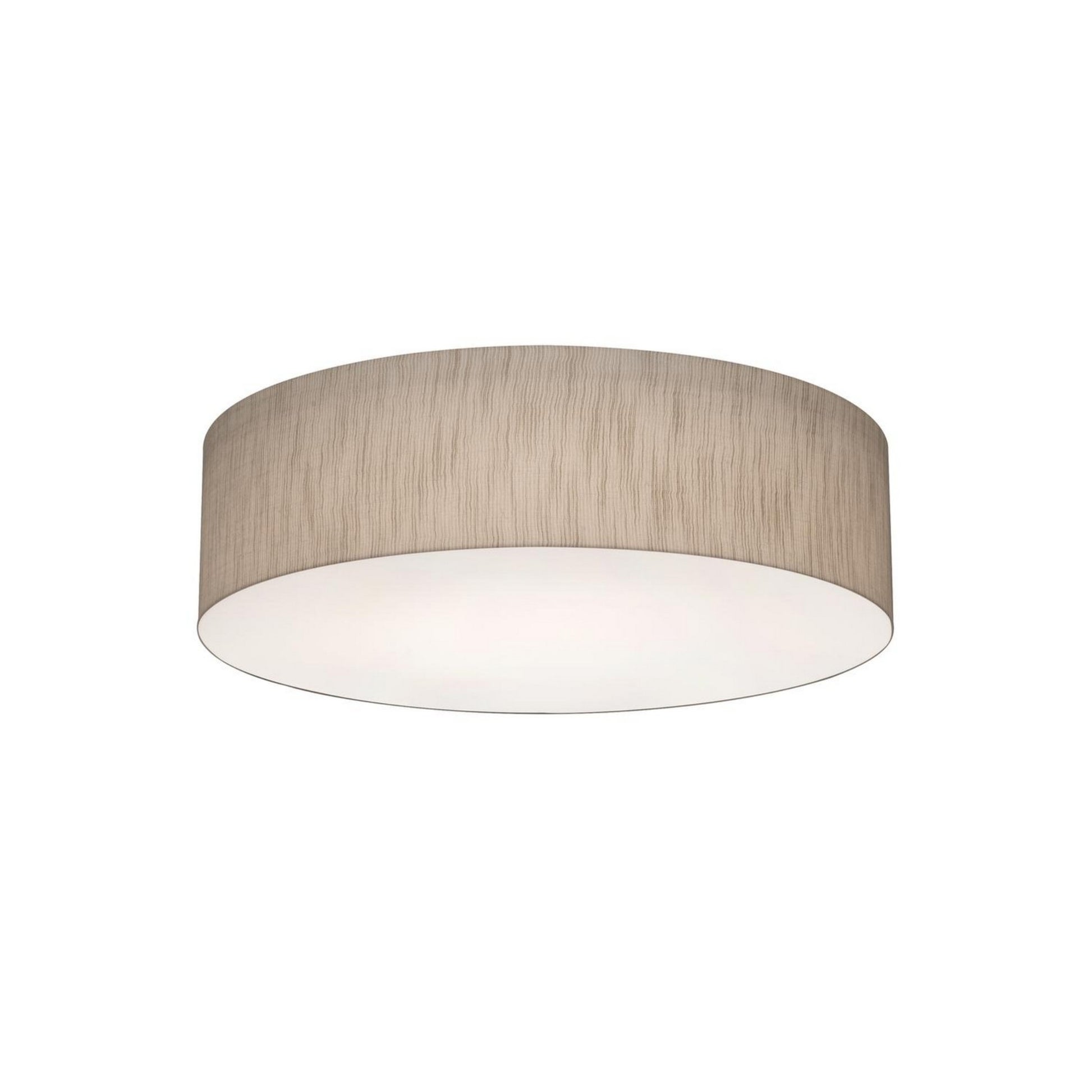 Anton 19" 3-Light Flush Mount, Jute Finish - Bees Lighting
