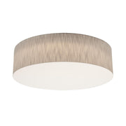 Anton 24" LED Flush Mount, Jute Finish - Bees Lighting