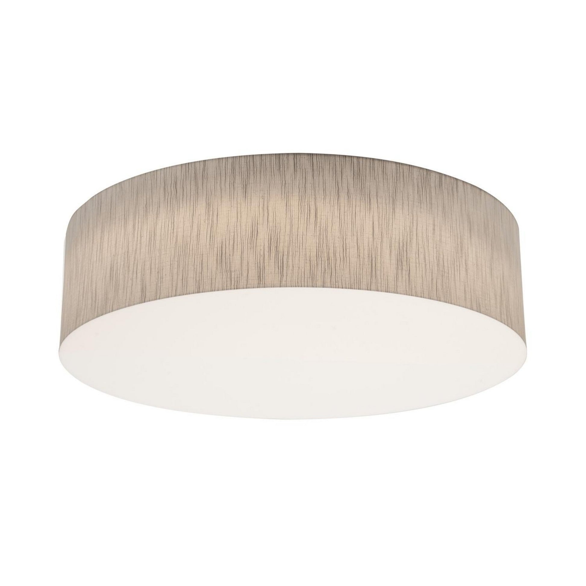 Anton 24" LED Flush Mount, Jute Finish - Bees Lighting