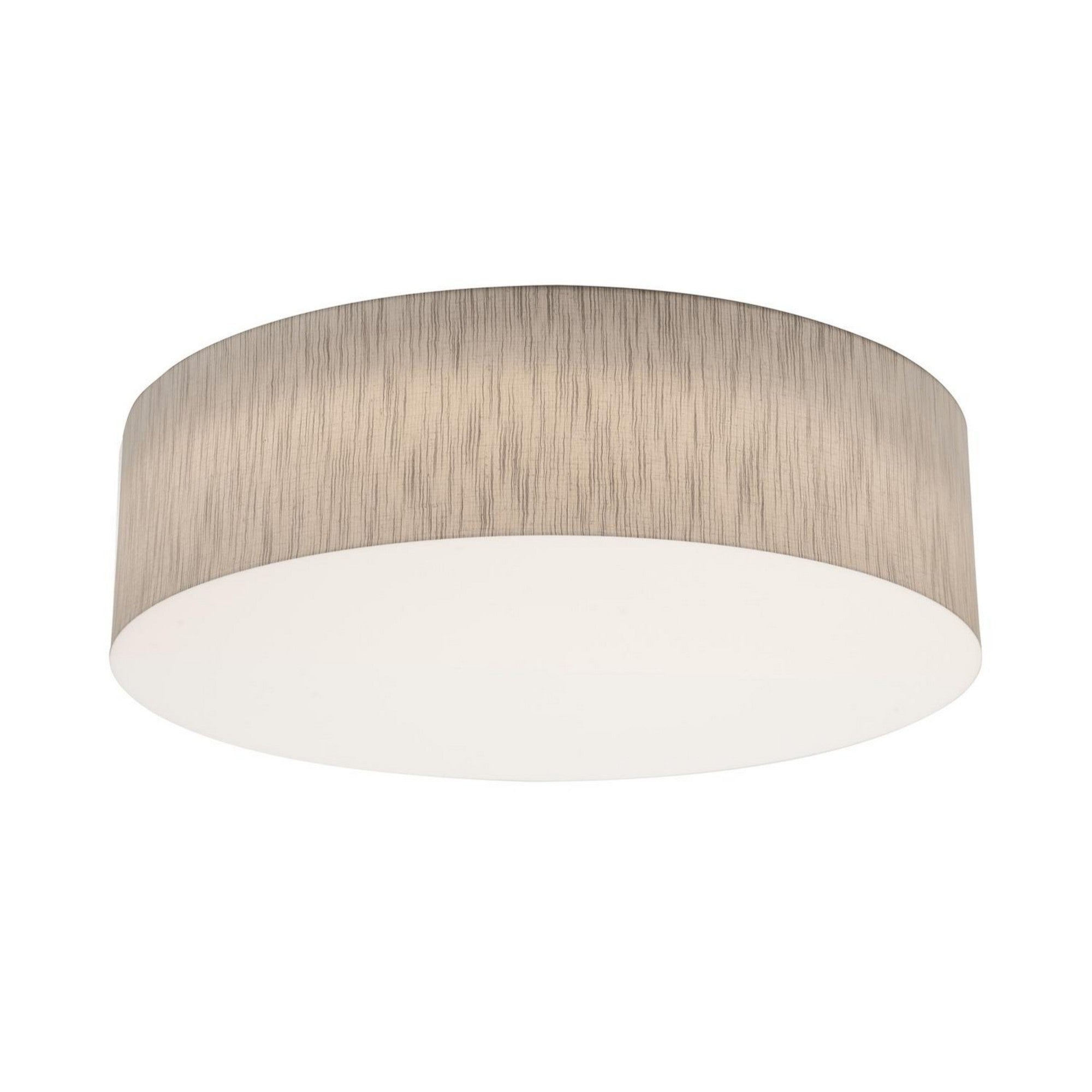 Anton 24" LED Flush Mount, Jute Finish - Bees Lighting