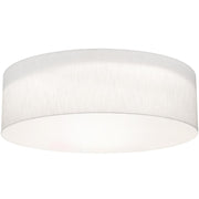 Anton 30" 4-Light Flush Mount, Linen White Finish - Bees Lighting