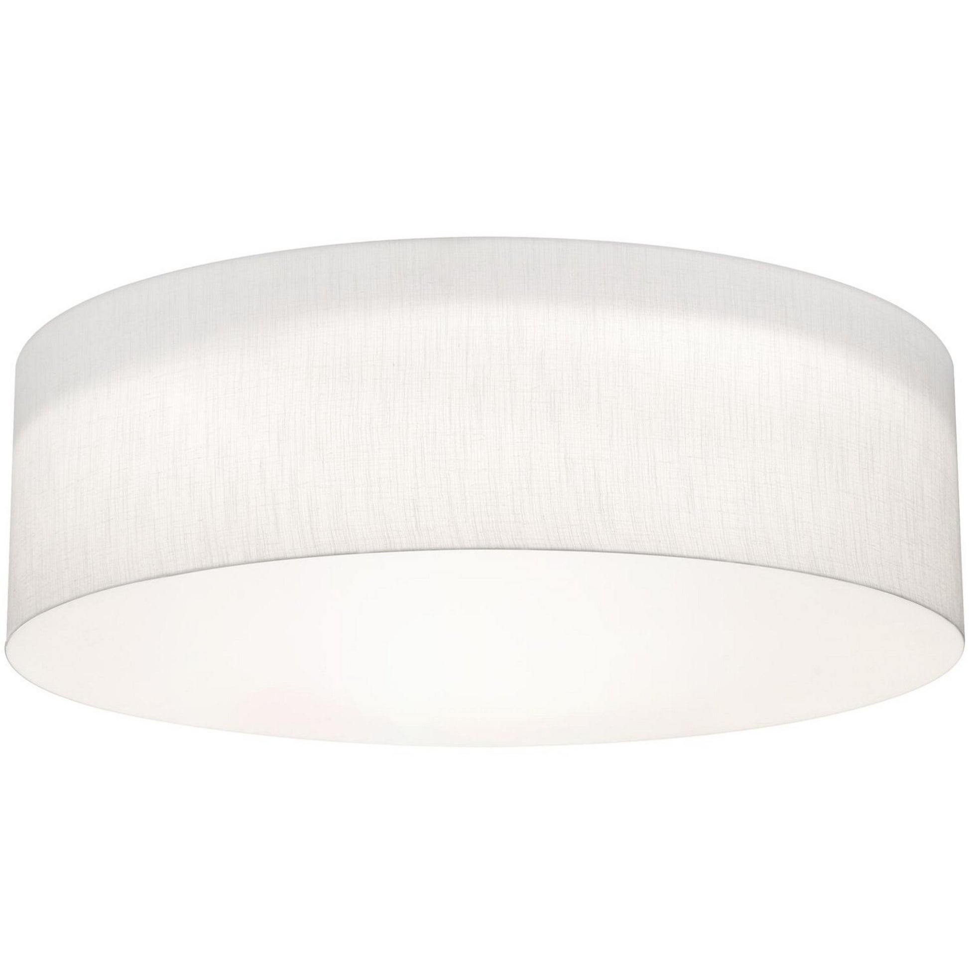 Anton 30" 4-Light Flush Mount, Linen White Finish - Bees Lighting
