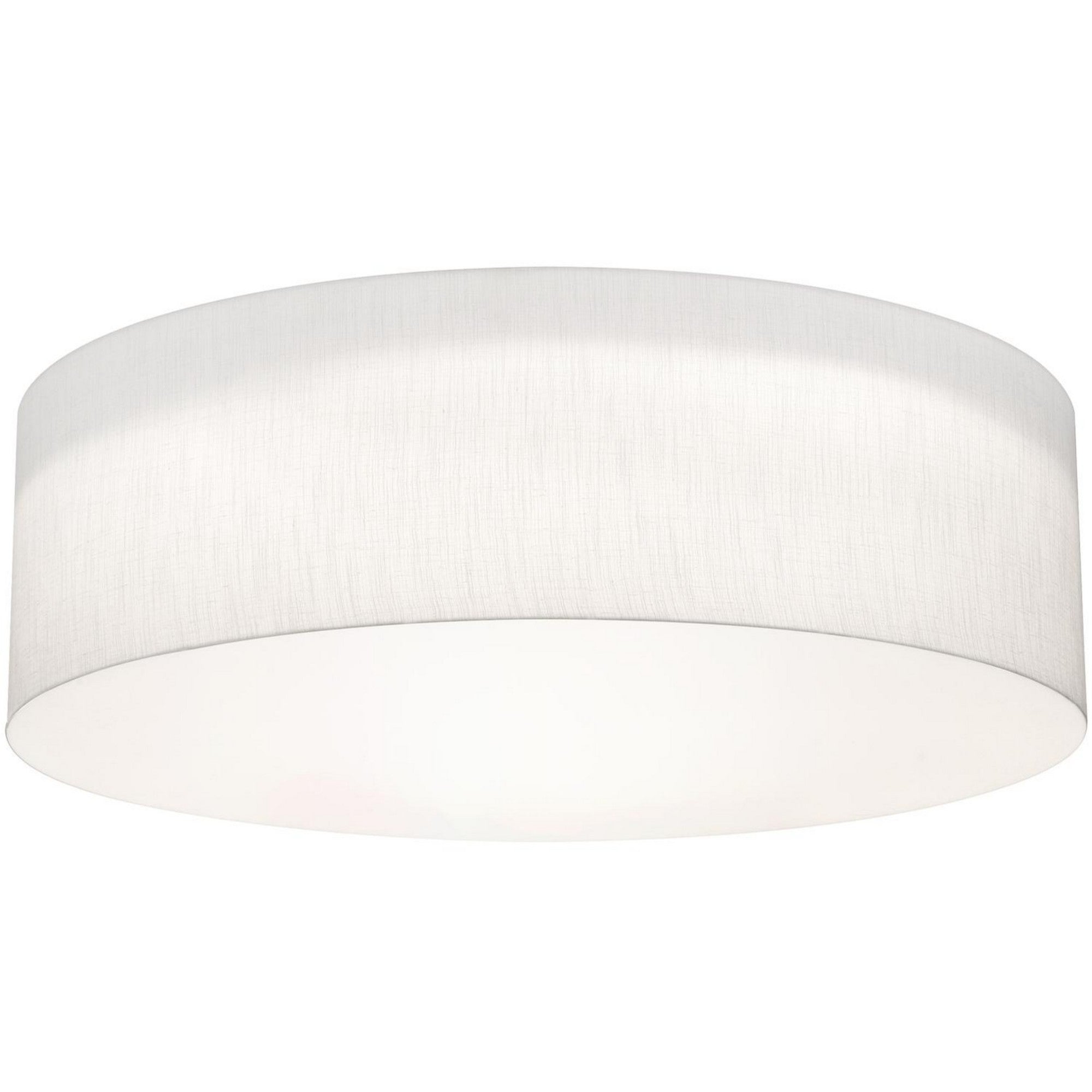 Anton 30" 4-Light Flush Mount, Linen White Finish - Bees Lighting