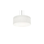 Anton 12" LED Pendant, Black & Linen White Finish - Bees Lighting