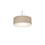 Anton 12" 2-Light Pendant, Satin Nickel & Jute Finish - Bees Lighting