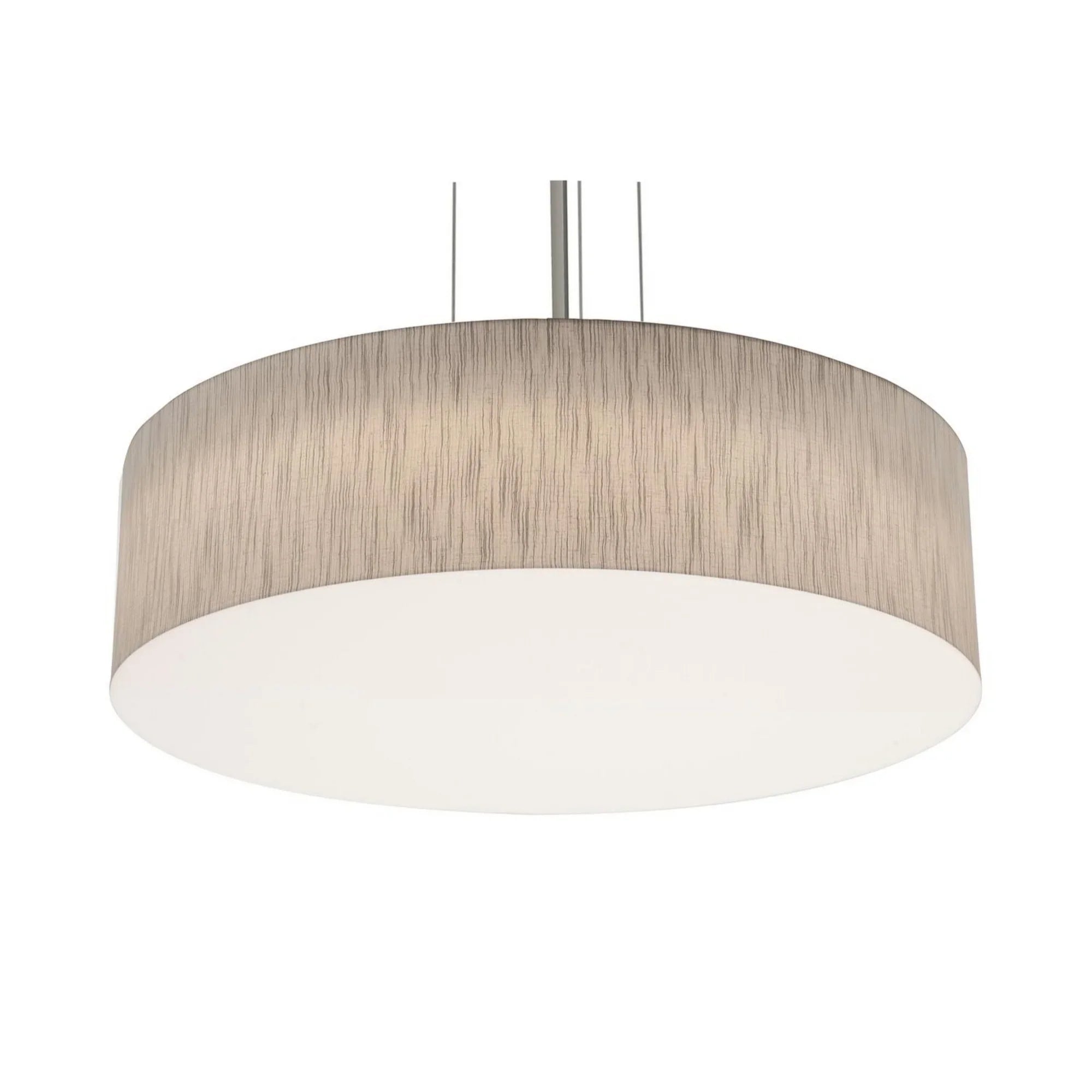 Anton 24" LED Pendant, Black & Jute Finish - Bees Lighting