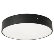 Bailey 24" LED Flush Mount, Black Finish, Battery Backup & Motion Sensor - Bees Lighting
