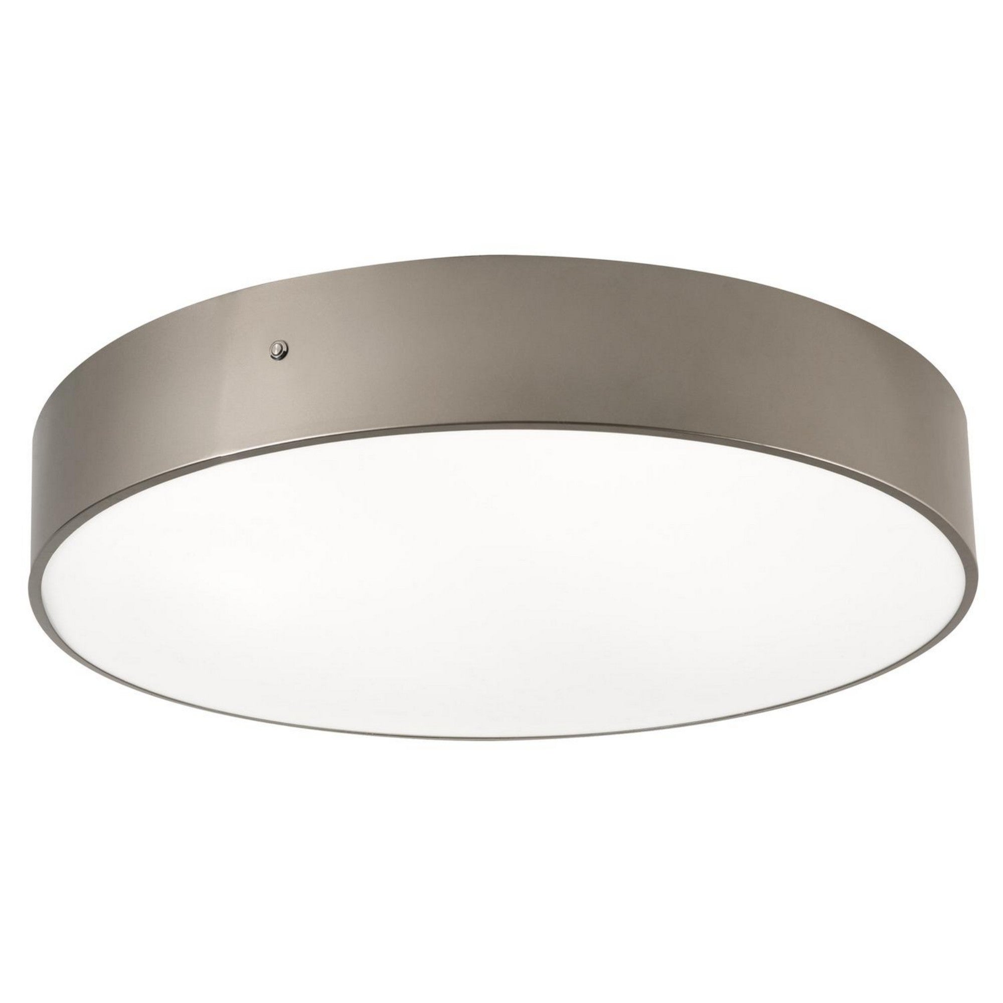 Bailey 24" LED Flush Mount, Satin Nickel Finish, Battery Backup & Motion Sensor - Bees Lighting