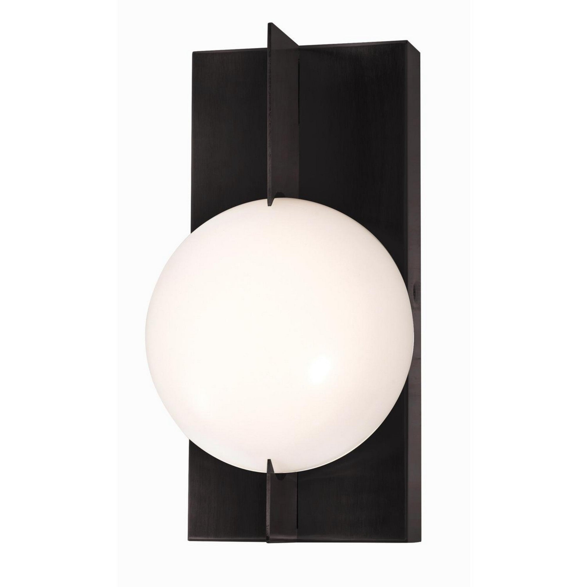 Gates 10" LED Wall Sconce, Black Finish - Bees Lighting