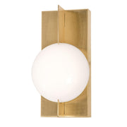 Gates 10" LED Wall Sconce, Satin Brass Finish - Bees Lighting