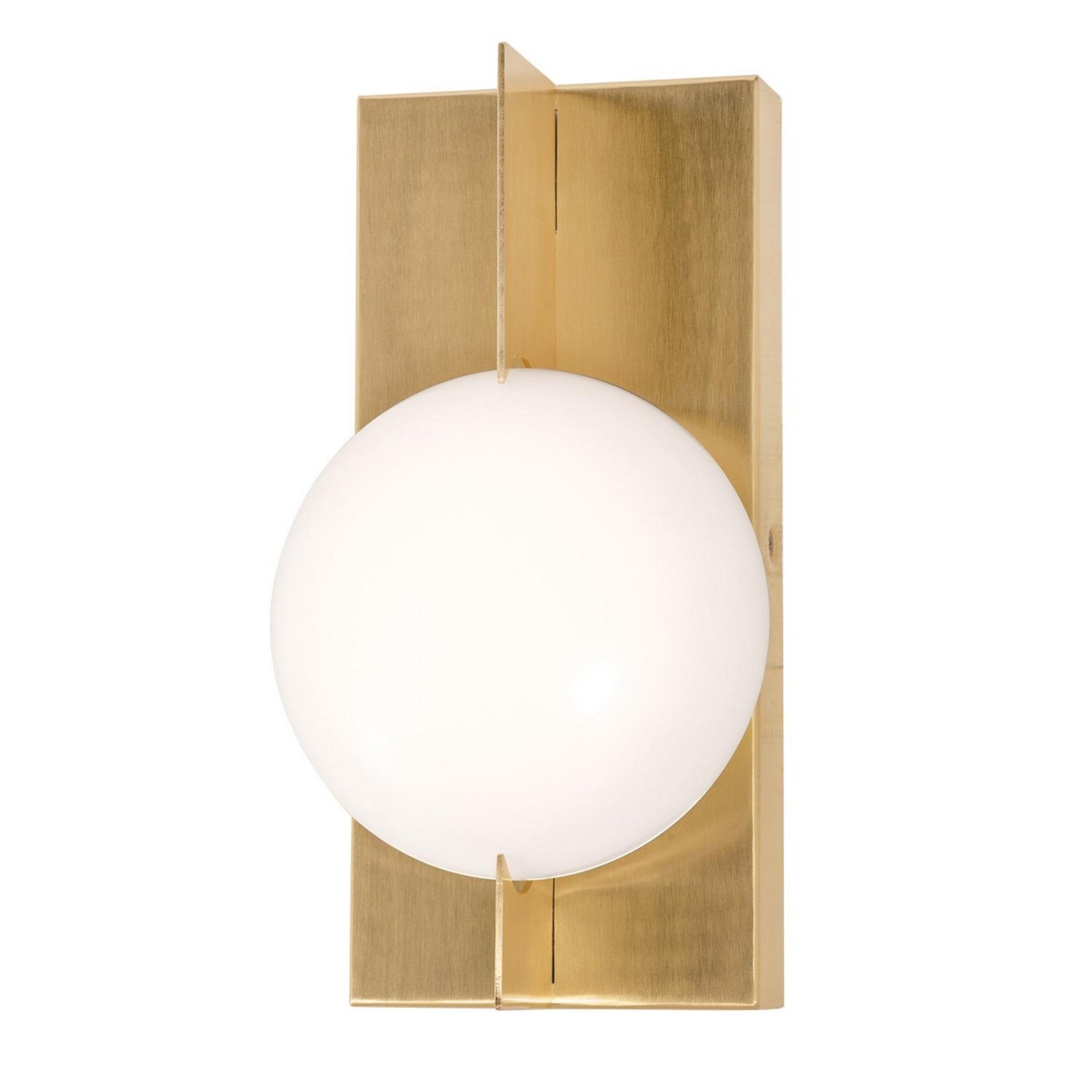 Gates 10" LED Wall Sconce, Satin Brass Finish - Bees Lighting