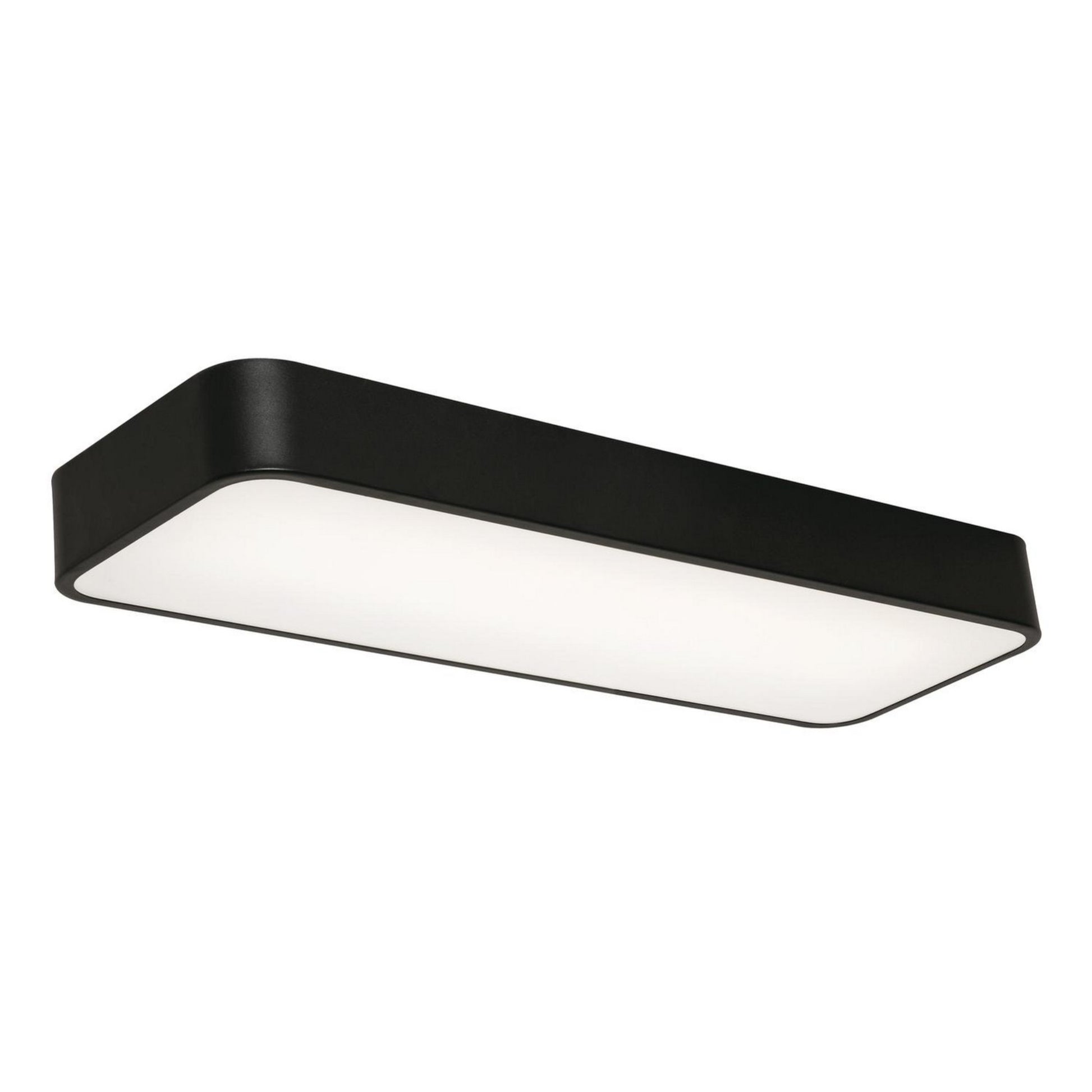 Bailey 24" LED Linear Flush Mount, Black Finish, Motion Sensor - Bees Lighting
