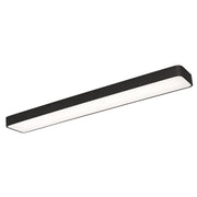 Bailey 46" LED Linear Flush Mount, Black Finish, Battery Backup & Motion Sensor - Bees Lighting