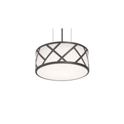 Haven 13" 2-Light Pendant, Black Finish - Bees Lighting