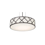 Haven 17" LED Pendant, Black Finish - Bees Lighting