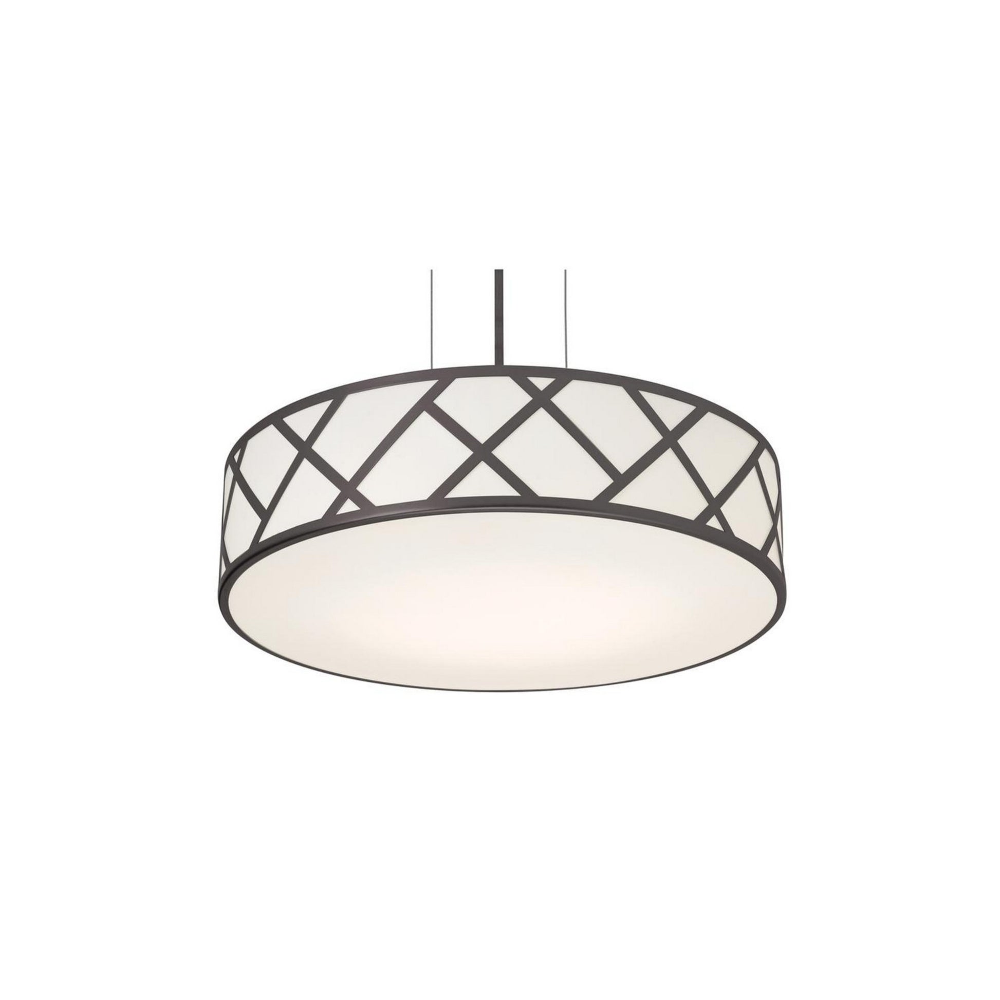 Haven 17" 3-Light Pendant, Black Finish - Bees Lighting