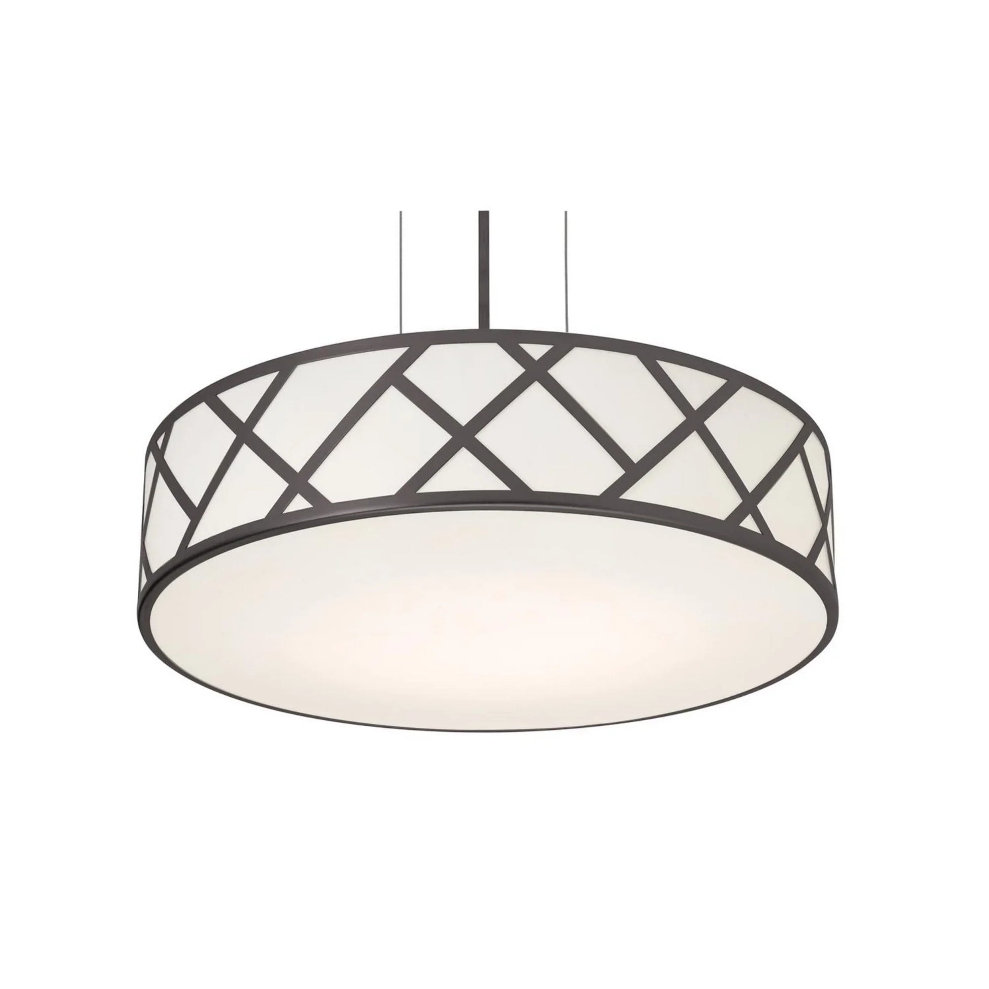 Haven 21" LED Pendant, Black Finish - Bees Lighting