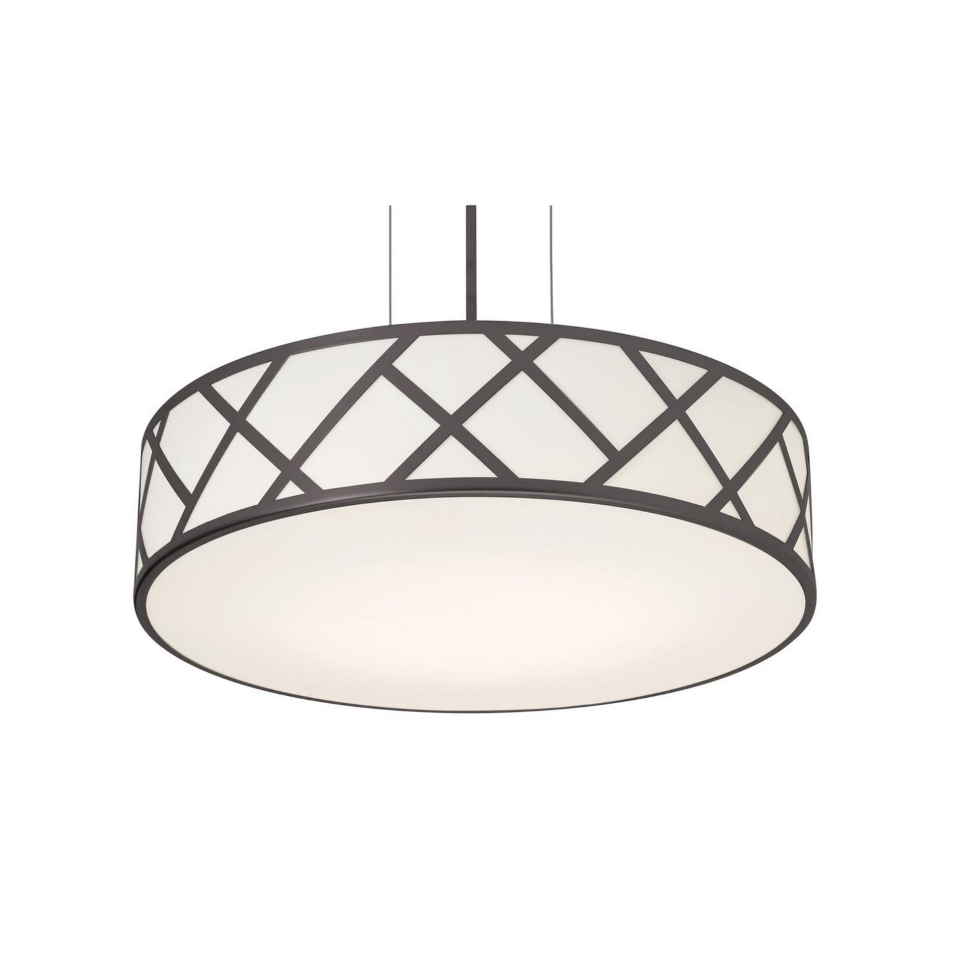 Haven 21" 3-Light Pendant, Black Finish - Bees Lighting