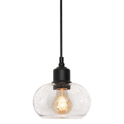 Laney 7" Mini Pendant, Black Finish - Bees Lighting