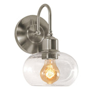Laney 10" Wall Sconce, Satin Nickel Finish - Bees Lighting