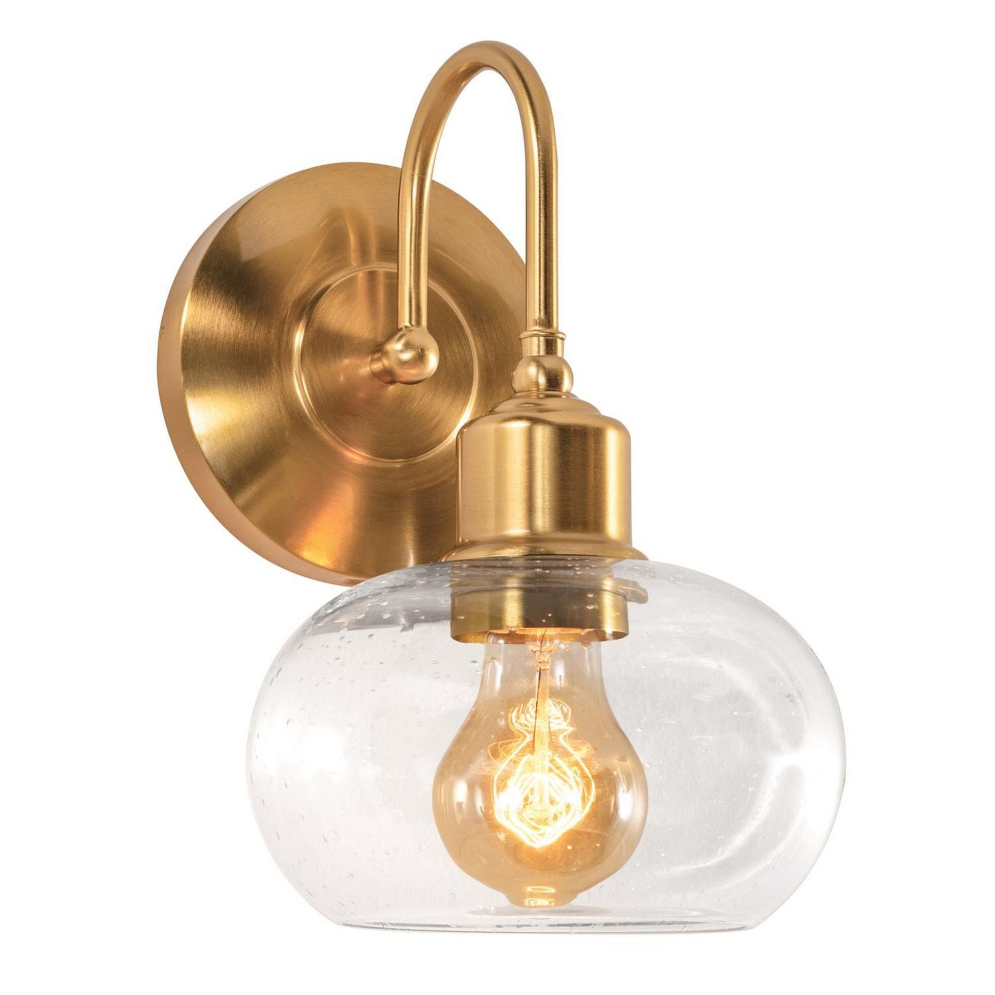 Laney 10" Wall Sconce, Vintage Gold Finish - Bees Lighting
