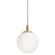 Loretto 7" Mini Pendant, Satin Brass Finish - Bees Lighting
