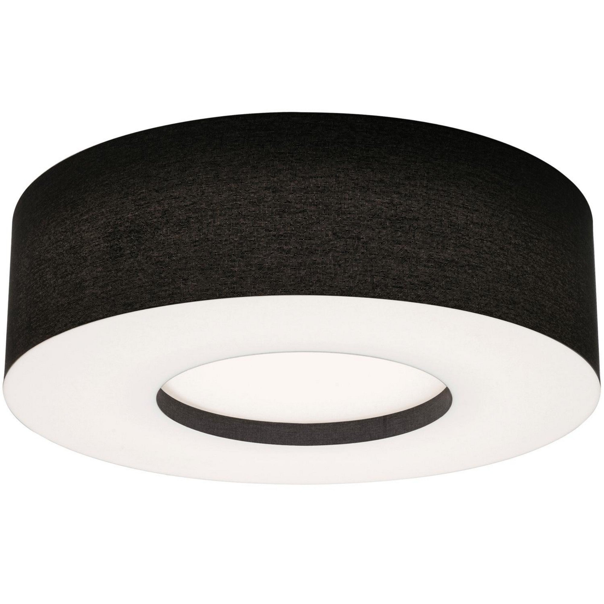 Montclair 30" LED Flush Mount, Black Finish - Bees Lighting