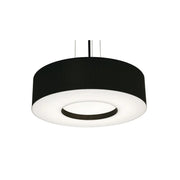 Montclair 19" LED Pendant, Black Finish & Black Shade - Bees Lighting