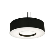 Montclair 19" 3-Light Pendant, Black Finish & Black Shade - Bees Lighting